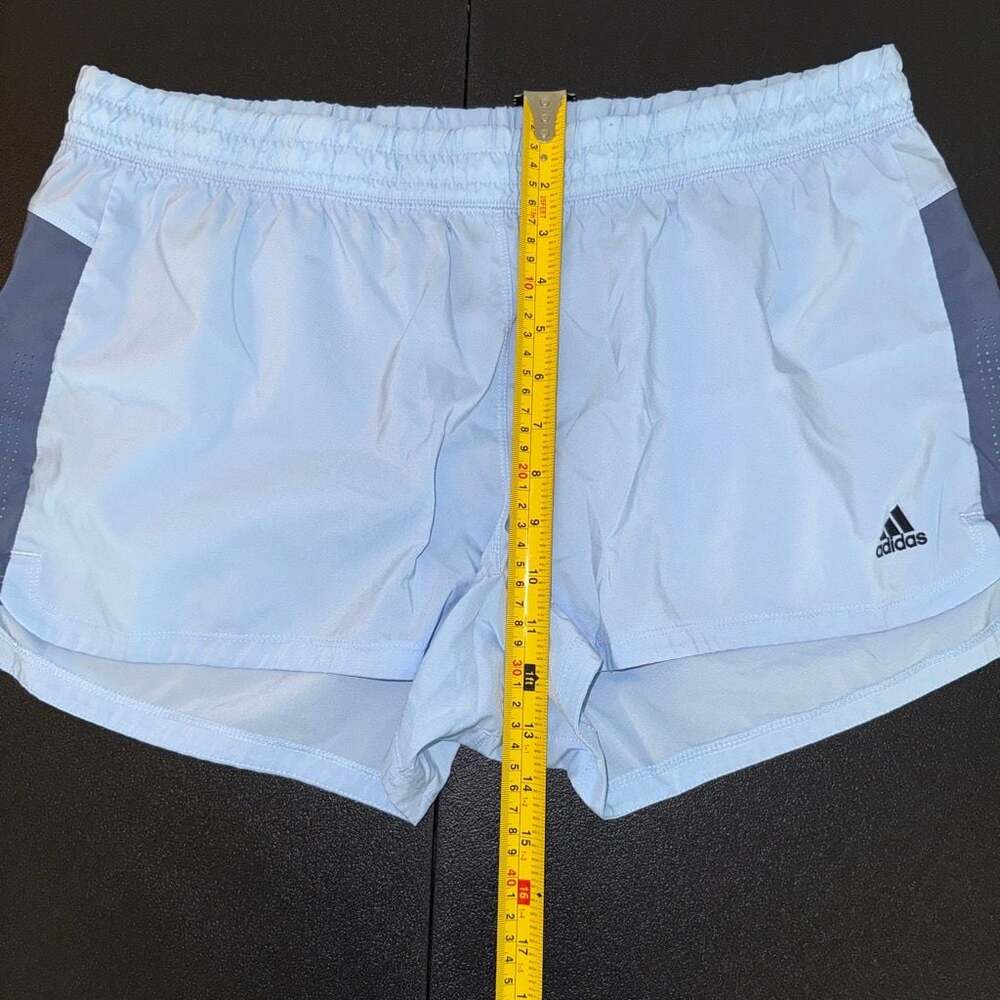 Adidas Women's AeroReady Athletic Running Shorts, Light Blue, Size XL - Picture 5 of 6